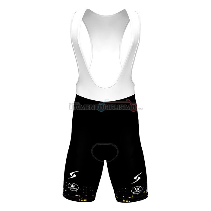 Abbigliamento Ciclismo Lotto-Kern Haus Manica Corta 2022 Nero Giallo